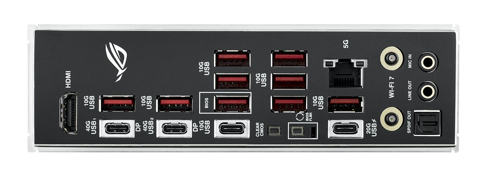 ASUS ROG Strix X870E-E Gaming WiFi Mainboard, AMD X870E, Sockel AM5, ATX, DDR5, 4x DIMM, 192 GB, 5x M.2, PCIe 5.0, Wi-Fi 7, 5Gb LAN, Bluetooth 5.4, UEFI