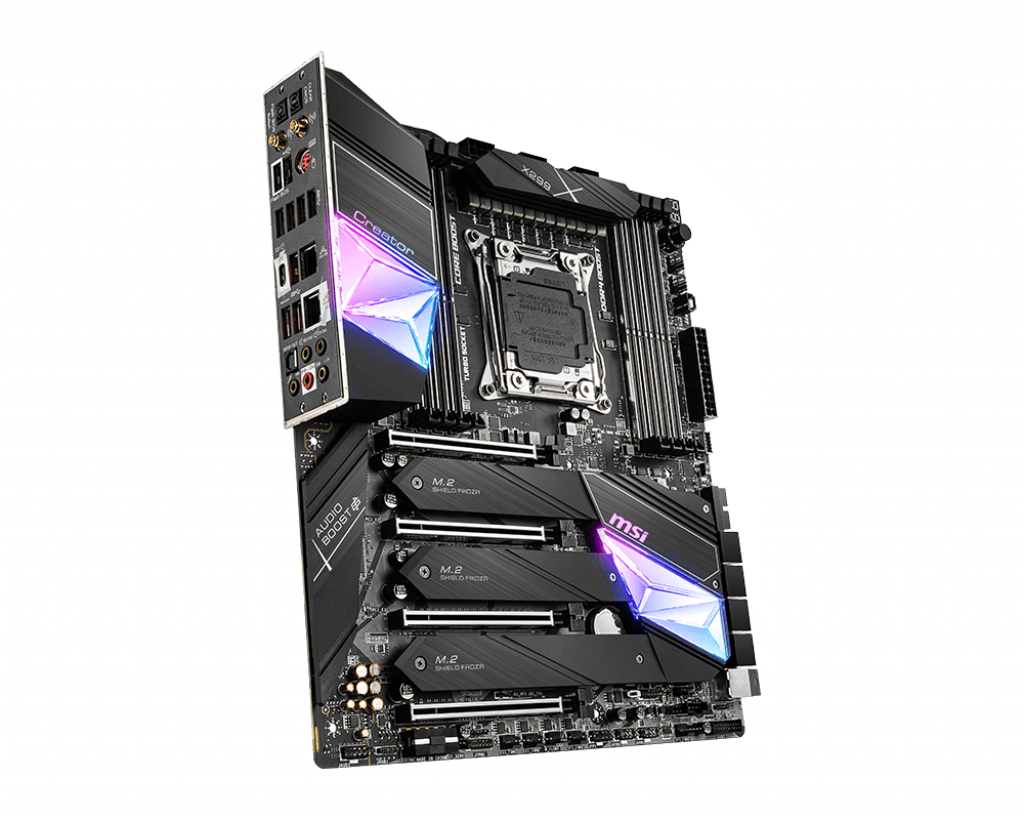 MSI Creator X299 Intel® X299 LGA 2066 (Socket R4) Erweitertes ATX