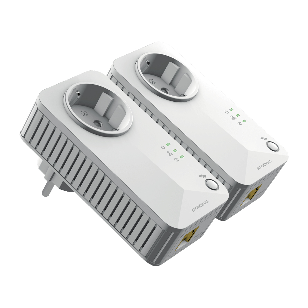 Strong Powerline 600 Duo 600 Mbit/s Ethernet/LAN Weiß 2 Stück(e)