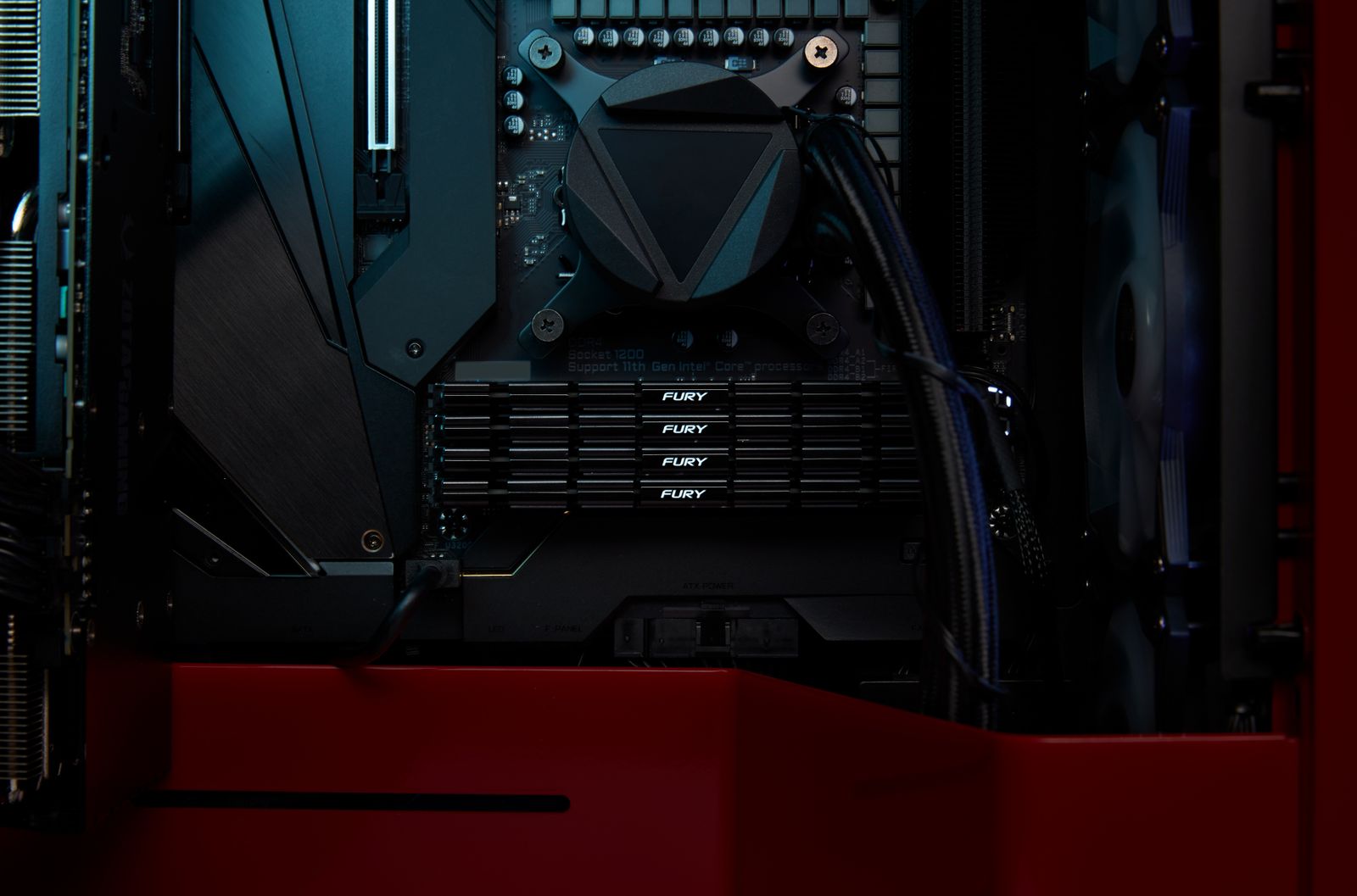 Kingston Technology KF446C19RB2K2/16 FURY Renegade 16GB (2x8GB) DDR4-4600 CL19 DIMM, XMP 2.0, 1.4 V, schwarzer Kühlkörper