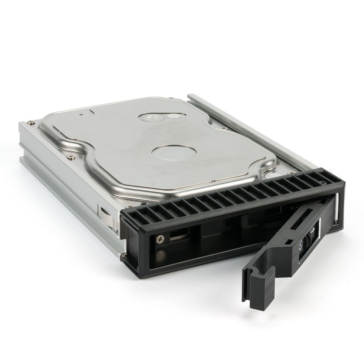 FANTEC 2192 BP-T3141 SAS I,II + SATA I,II,III backplane for 4X 3.5/2.5 HDD/SSD in a 3X 5.25 bay. With a 80mm fan at the back. Aluminum case and front in black.