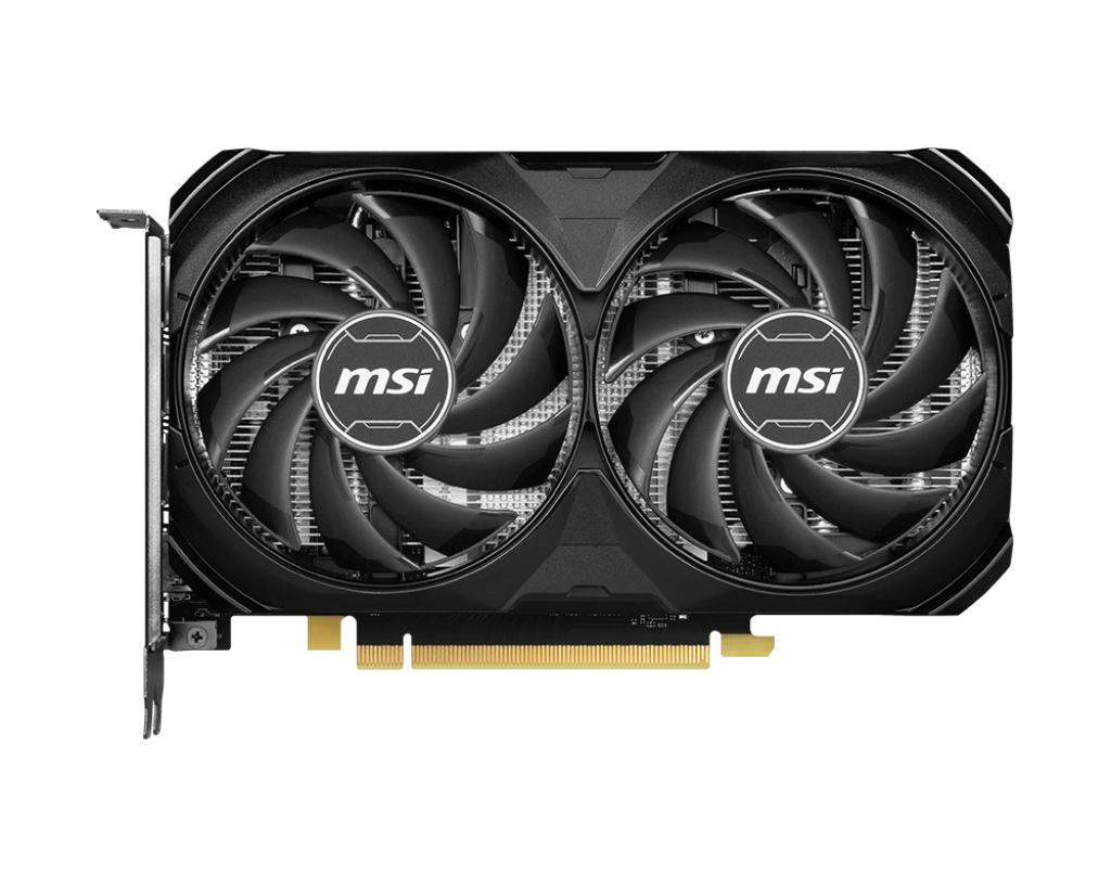 MSI V517-005R GeForce RTX 4060 Ti VENTUS 2X BLACK 16G OC, 16 GB GDDR6, PCIe 4.0, HDMI 2.1a, DisplayPort 1.4a, 165 W, 1x 8-pin
