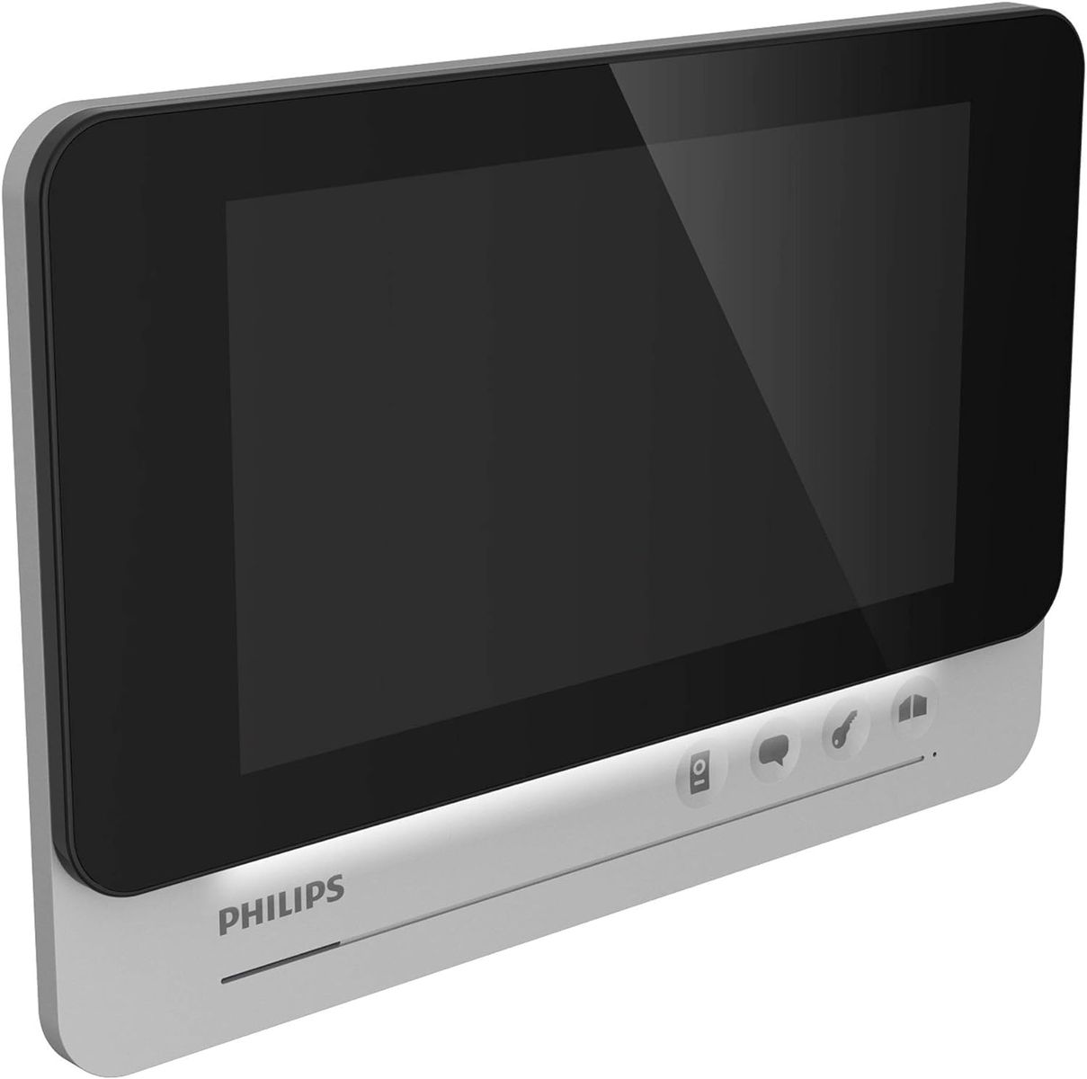 Philips DES9500VDP V2 WelcomeEye Connect 2 Video-Türsprechanlage Bundle mit 7 Zoll Zusatzmonitor, WLAN, 2-Draht-Anschluss, 2-Familienhaus, Smartphone-App