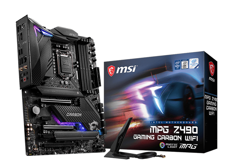 MSI MAG ATX MPG Z490 Gaming Carbon WiFi