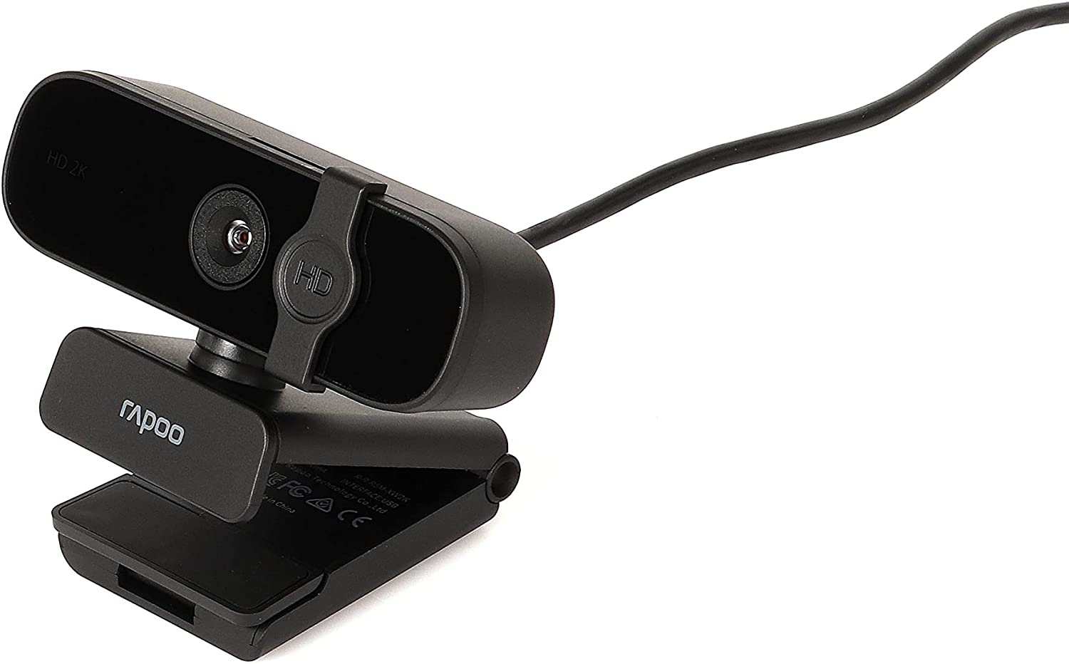 Rapoo XW2K Full HD Webcam 2K (4MP) 85 Field of View Fixed Focus Noise Cancelling USB Port Camera