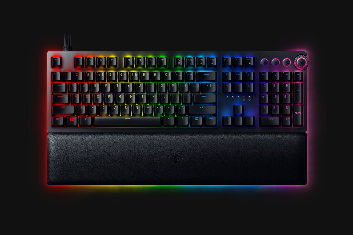 Razer Huntsman V2 Analog - Analoge optische Gaming-Tastatur Schwarz - (CHE Layout - QWERTZ)