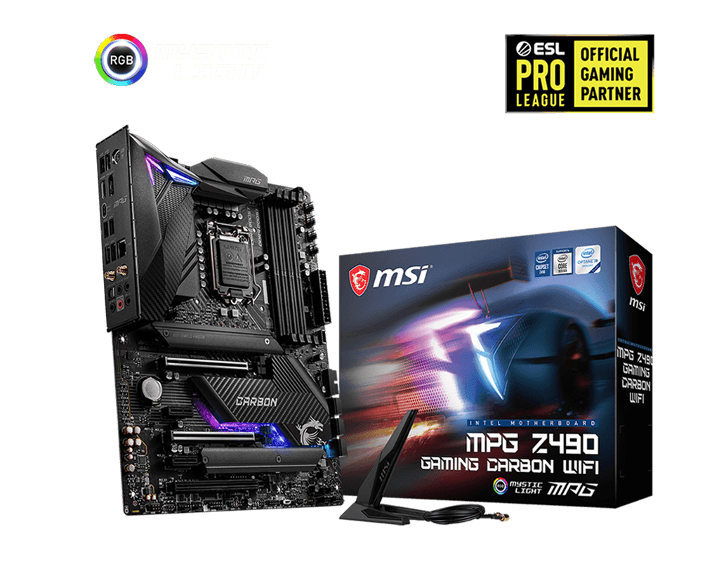 MSI MAG ATX MPG Z490 Gaming Carbon WiFi