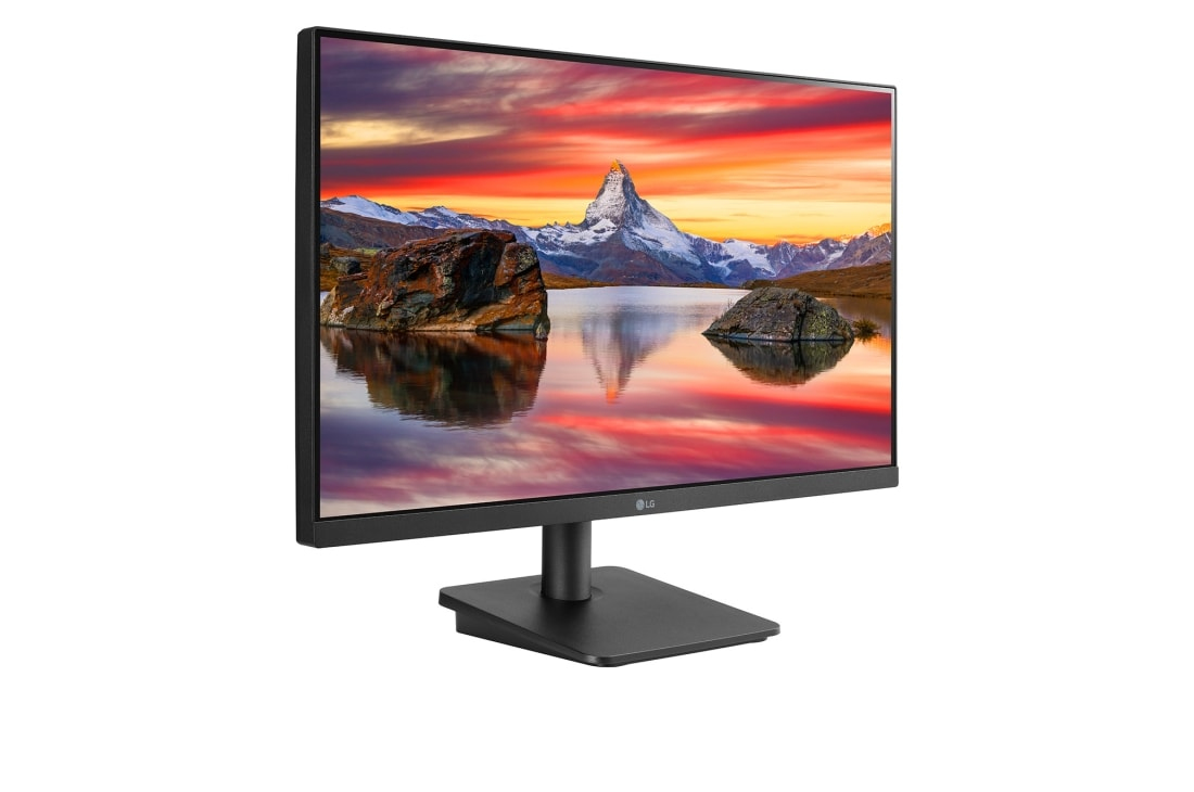 LG Electronics 24MP400-B 60,4 cm (24 Zoll) Full HD Monitor (IPS-Panel, FreeSync, Reader Mode), schwarz, mattschwarz
