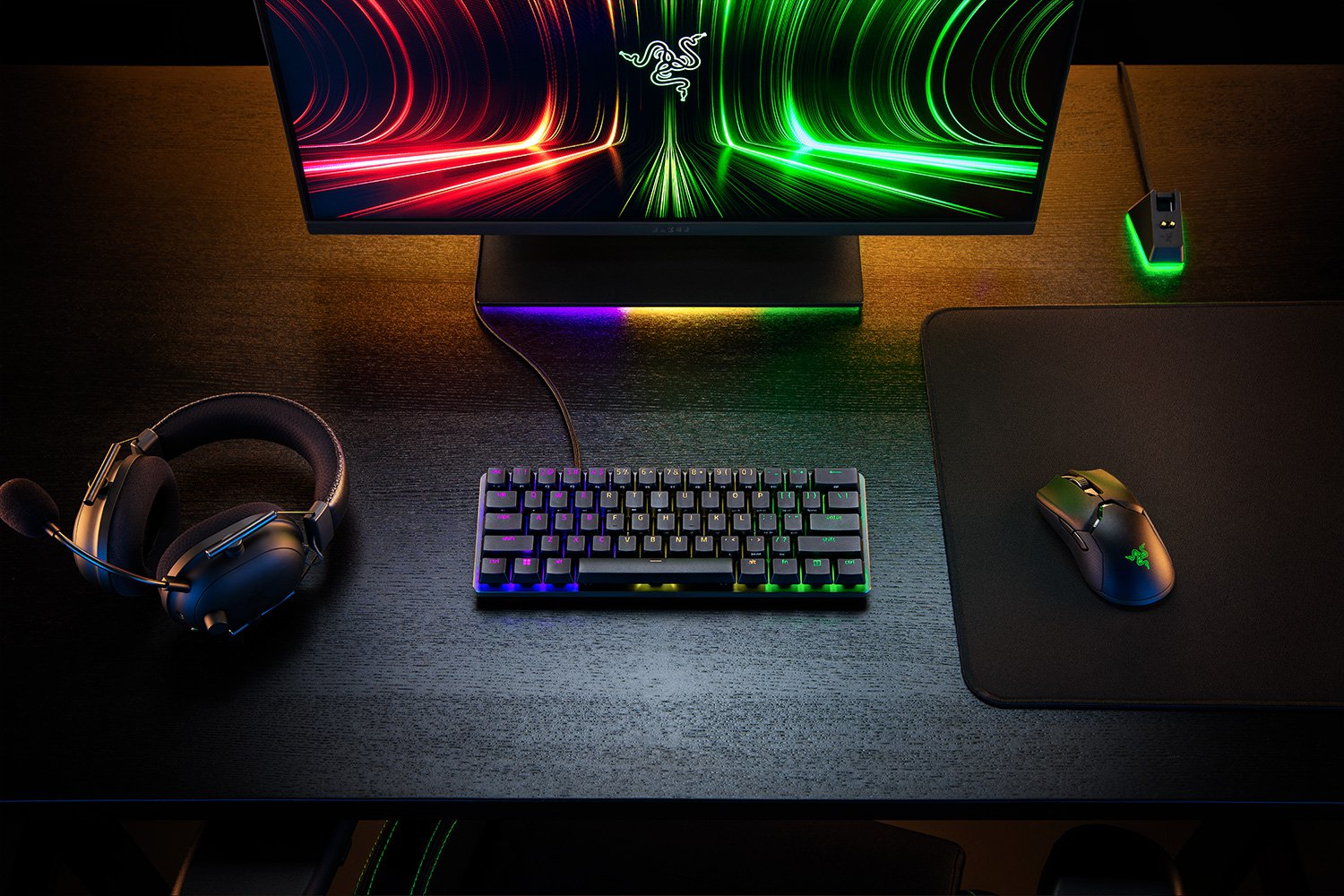Razer Huntsman Mini Analog Gaming Keyboard Optical Switches Chroma RGB US-Layout ISO