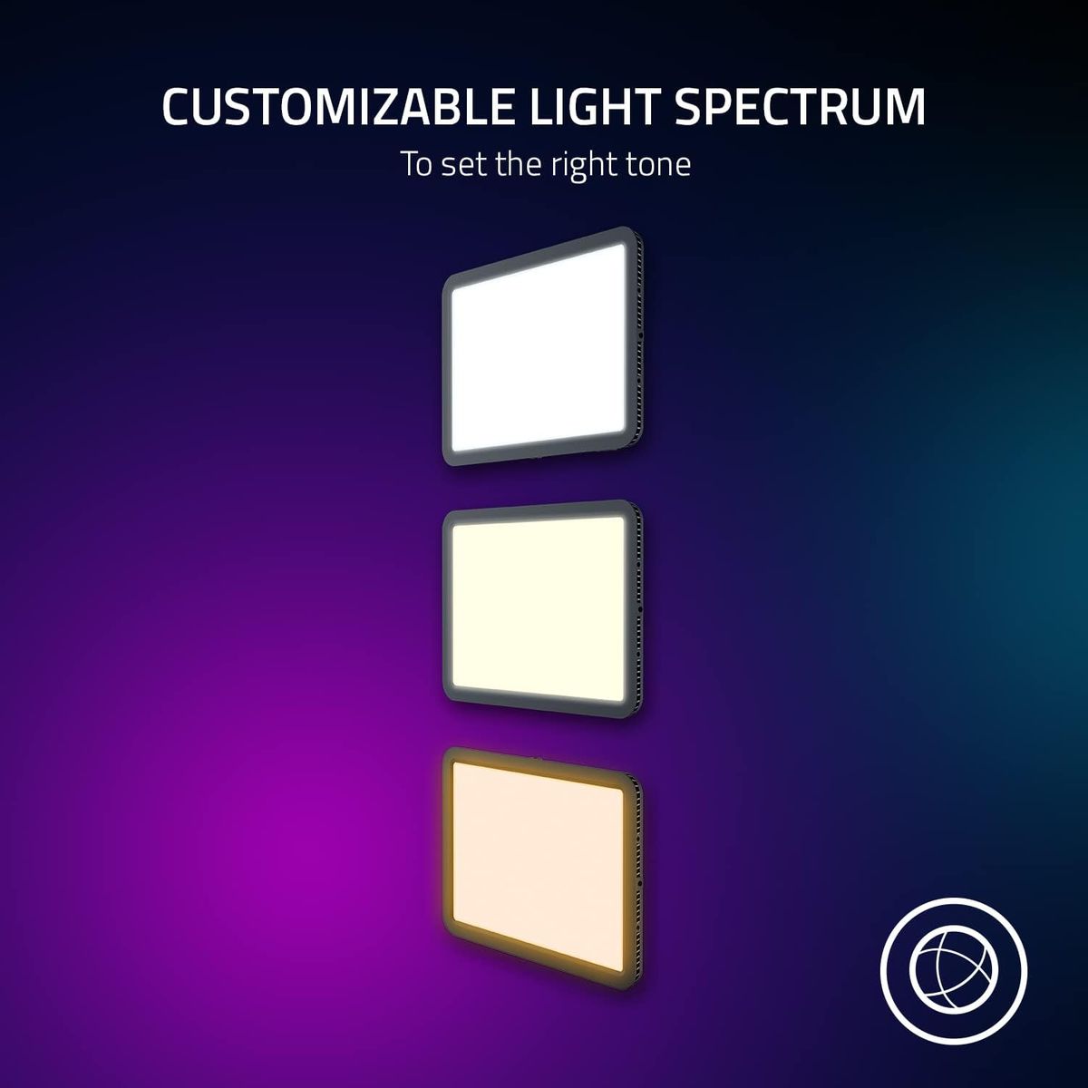 Razer Key Light Chroma All-in-one RGB Light for Streaming Black