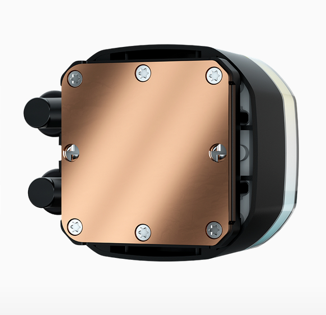 Corsair CW-9060054-WW All-in-One-Flüssigkeitskühler, 120 mm, 3x Lüfter, RGB-LED, Kupfer-CPU-Kühler, Schwarz