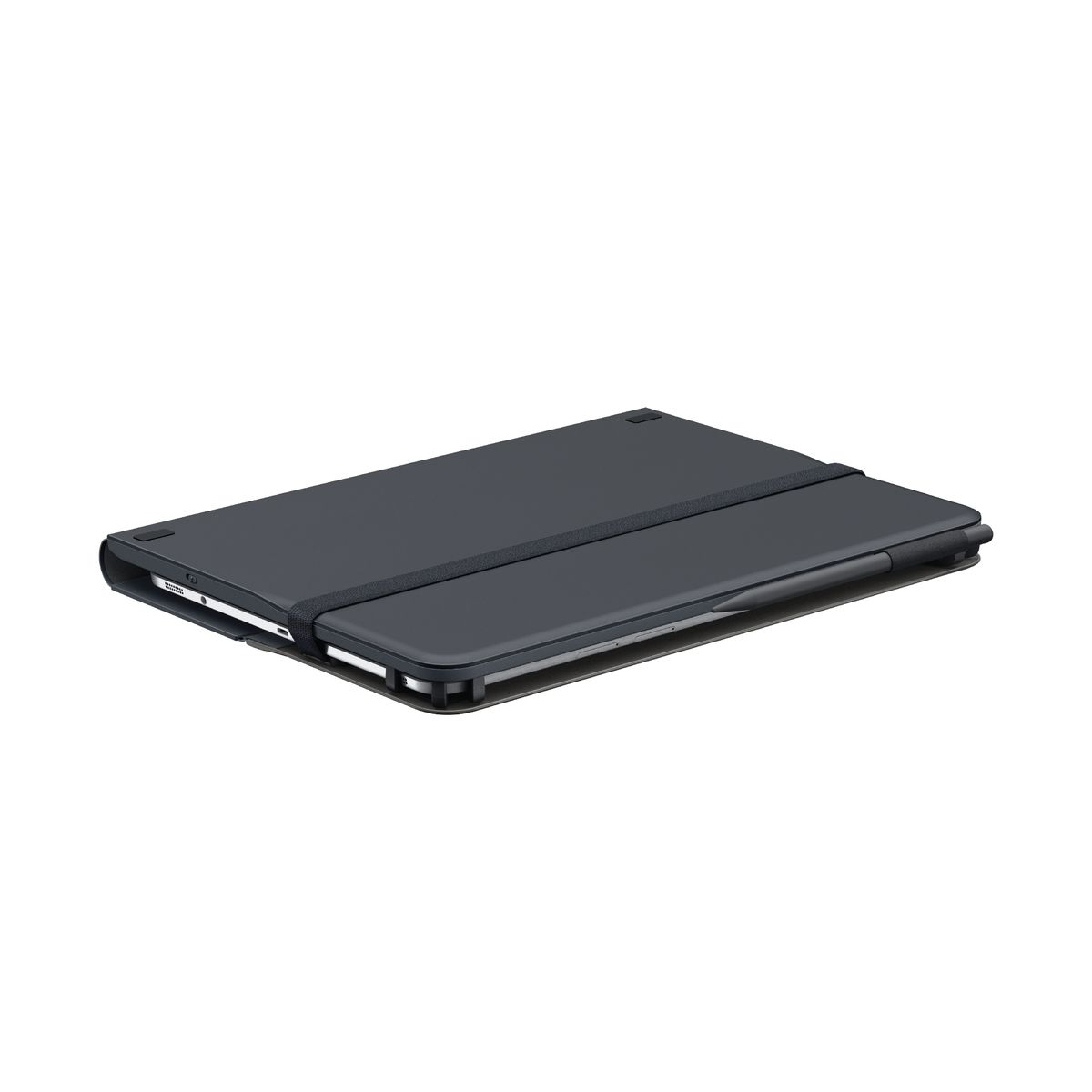 Logitech Universal Folio Tastatur für Mobilgeräte Schwarz Bluetooth (GBR Layout - QWERTY)