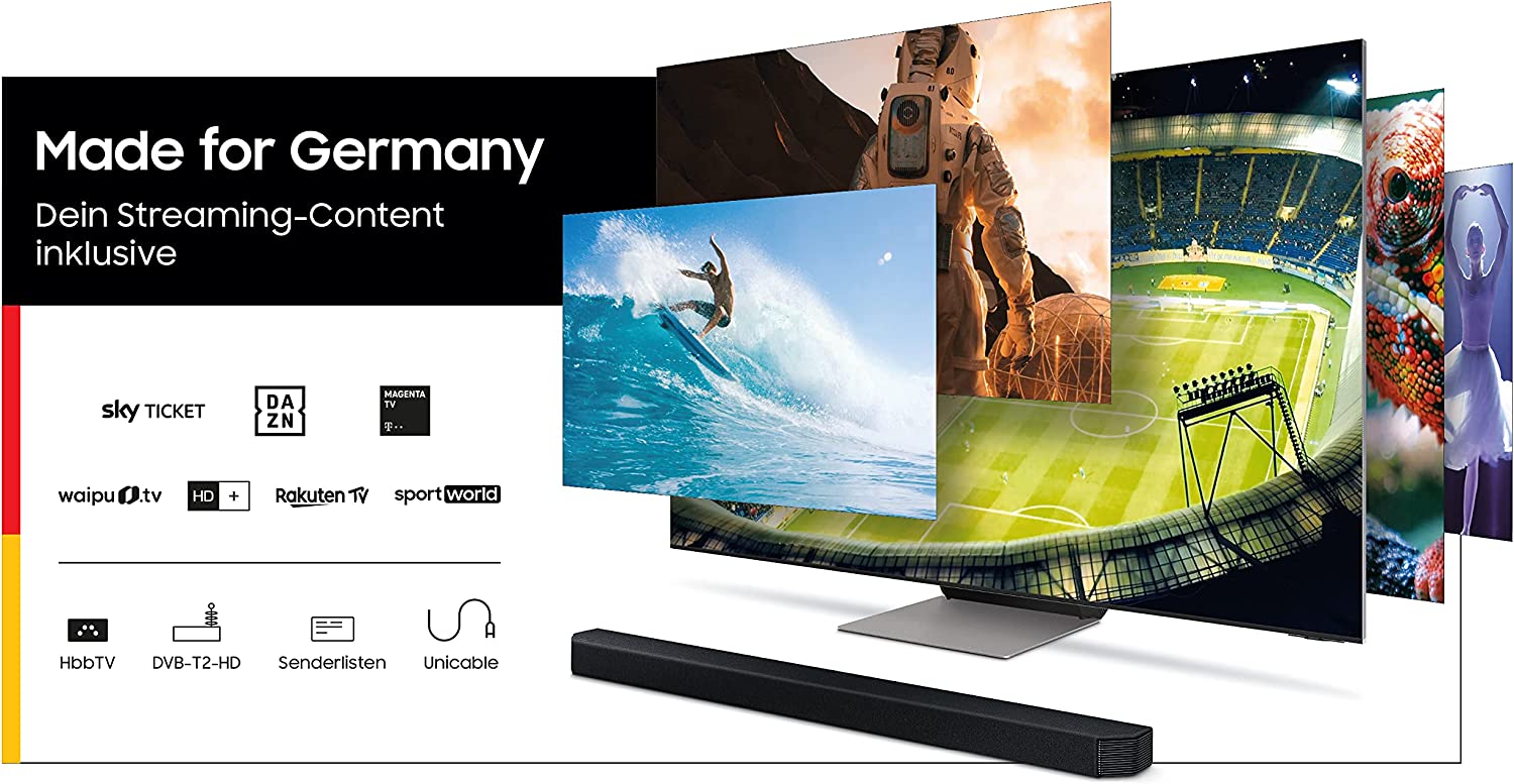 Samsung 2.1-Kanal Soundbar HW-A430/ZG DTS Virtual:X Bass-Boost-Modus Surround