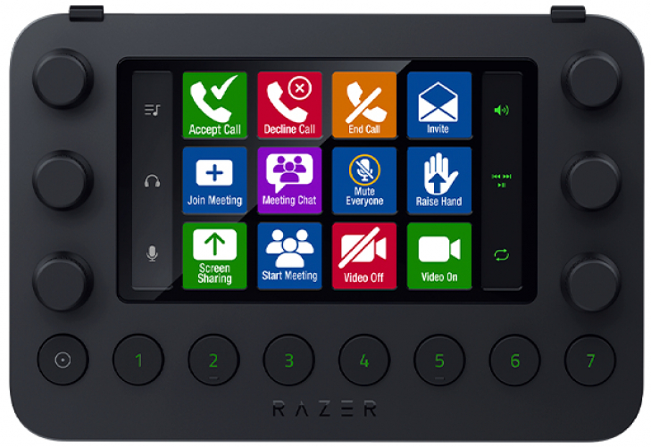 Razer Stream Controller All-in-One-Deck Streaming Content-Creation USB 12+8 Buttons 6 Controllers for PC Mac