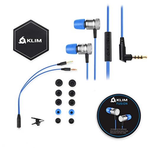 KLIM Fusion 3.5mm High Quality Audio In-Ear Kopfhörer blau