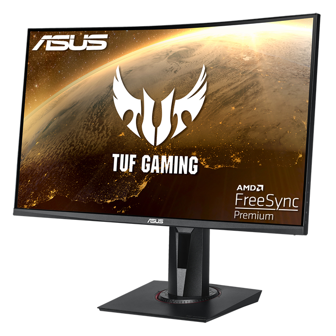 ASUS TUF Gaming VG27VQ 27" FHD Curved Monitor 165 Hz 1ms MPRT FreeSync Premium VA Panel 16:9 1920x1080 DisplayPort HDMI DVI 27" FHD Curved ohne HDR 165Hz VA