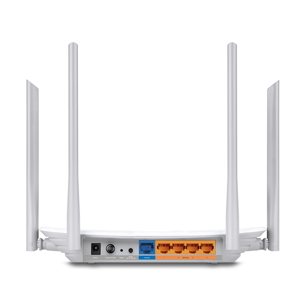 TP-Link Archer C50(SE) V6.0 AC1200 Dualband WLAN-Router, 2,4/5 GHz 867+300 Mbit/s, 4x RJ45 LAN, USB 2.0, Ethernet-WAN, QoS, Schwarz