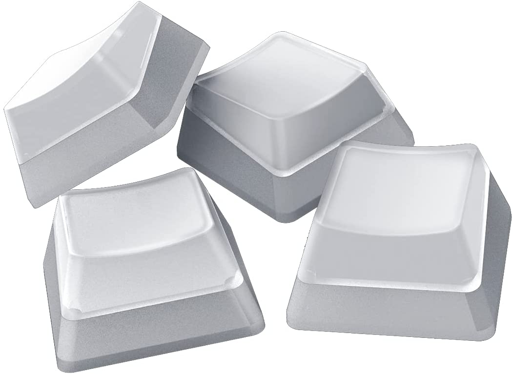 Phantom Pudding Keycap Upgrade Set - White Switches Optomecánicos De Razer, Retroiluminación RGB Chroma, Dial Digital Multifunción, Reposamuñecas Ergonómico
