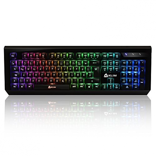 KLIM Domination Mechanische RGB Gaming Tastatur Wired DE-Layout