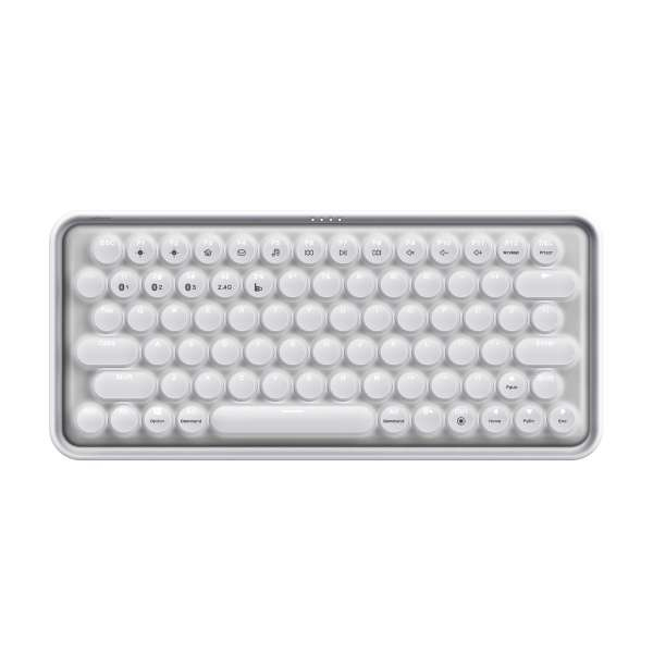 Rapoo Ralemo Pre 5 Keyboard Dual Wireless + USB Mechanical Keys White DE Layout