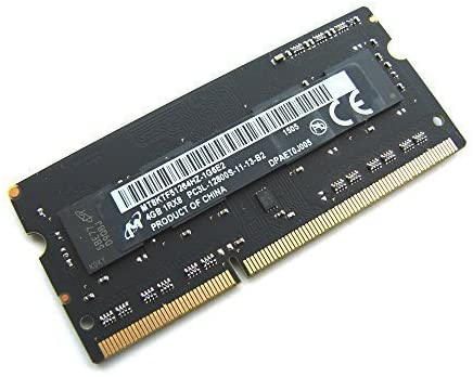 Micron MT8KTF51264HZ-1G6E2 4GB 1Rx8 1.35V 204-Pin SODIMM PC3L-12800S-11-13-B2 1600MHz DDR3 Laptop/Notebook Memory