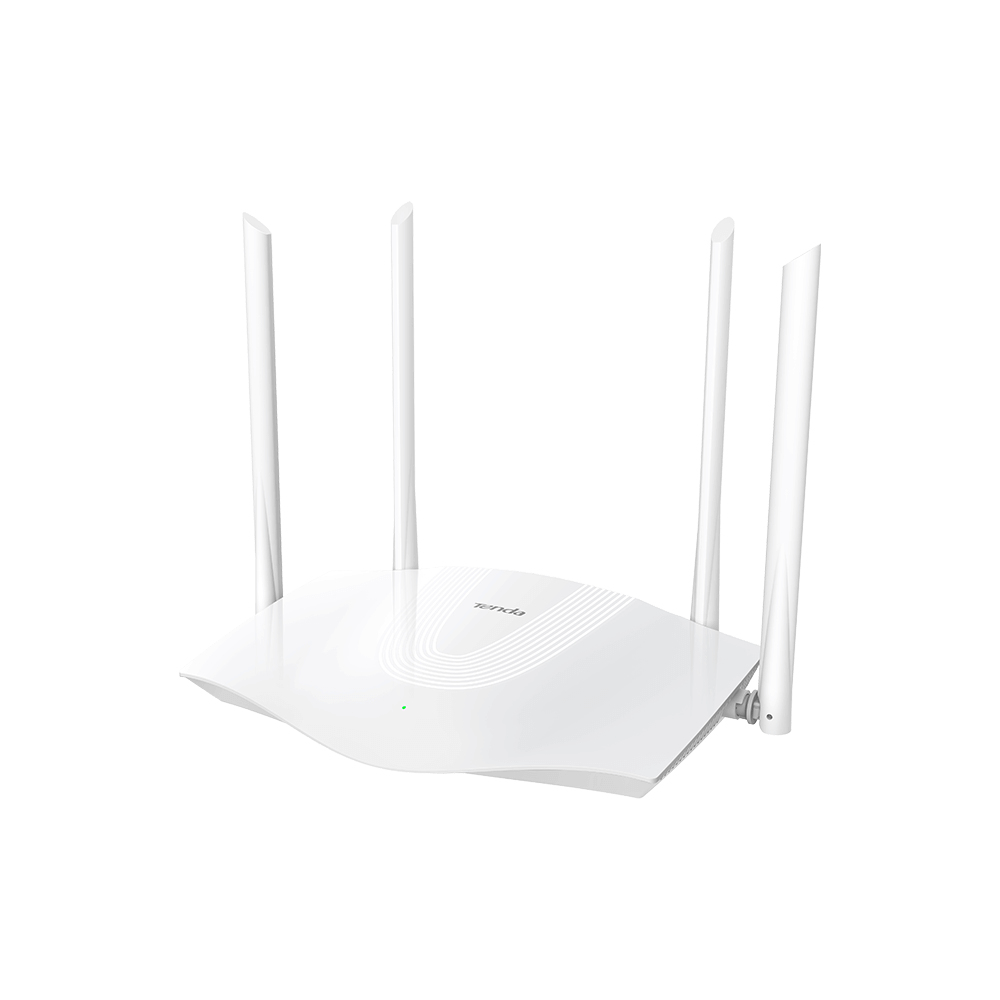 Tenda RX3 Wi-Fi 6 WLAN Router, 1202 Mbit/s 5 GHz, 574 Mbit/s 2,4 GHz, AX1800 Dual Band, Quad-Core, 1 Gigabit WAN Port, 3 Gigabit LAN Ports, Access Point Modus, APP Steuerung [Exklusiv bei Amazon]