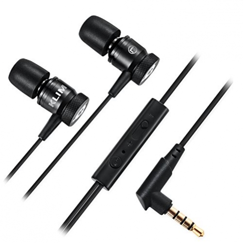 KLIM Fusion 3.5mm High Quality Audio In-Ear Kopfhörer schwarz