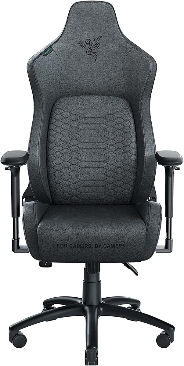 Razer Iskur XL Ergonomic Gaming & Office Chair Fabric < 180kg Lumbar Support Headrest Grey