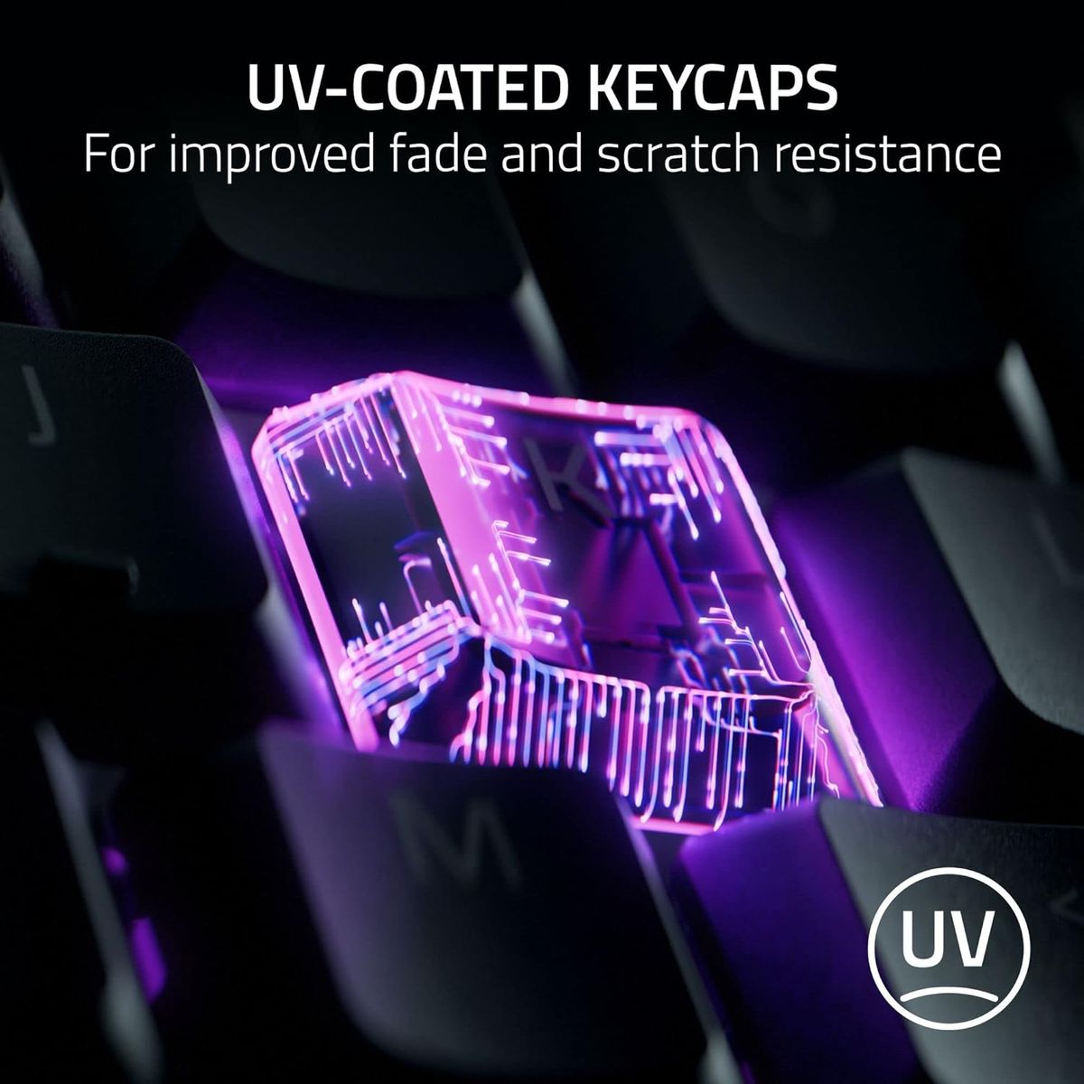 Razer Ornata V3 Tenkeyless - Kabelgebunden - USB - Mecha-Membran-Schlu00fcsselschalter - RGB-LED - Schwarz - (USA Layout - QWERTY)