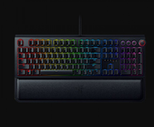 Razer BlackWidow Elite Gaming Keyboard Yellow Switches Chroma RGB DEU Layout QWERTZ