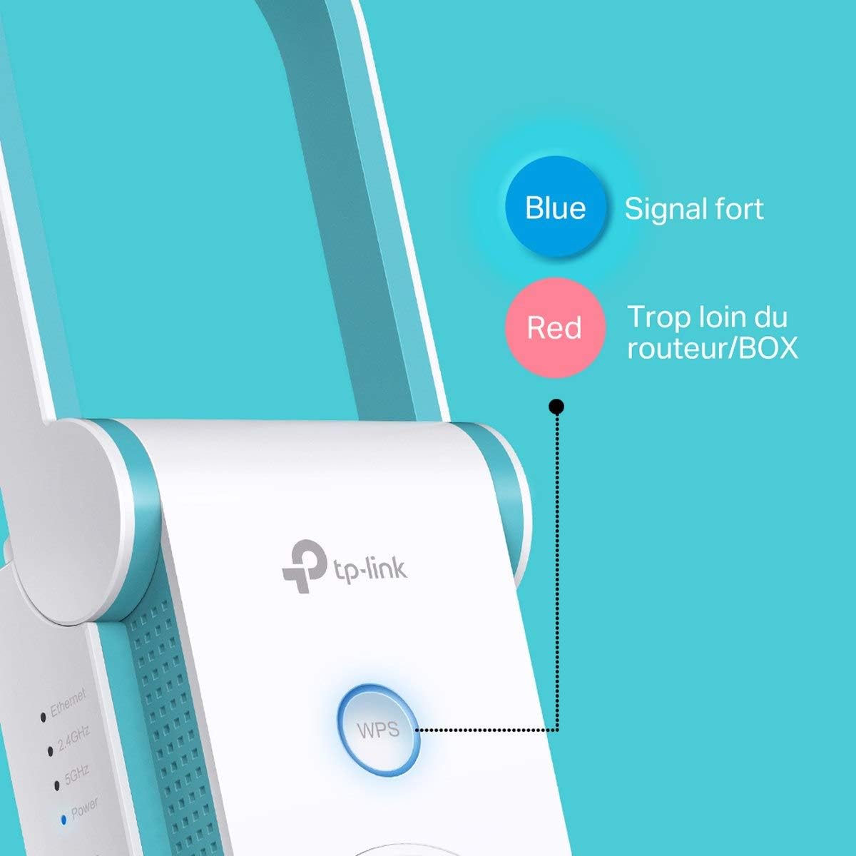 TP-Link RE365 Netzwerk-Repeater Weiß 10, 100 Mbit/s