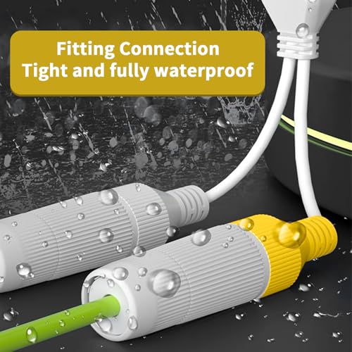 TXErfolg RLA-POECS1 PoE-Combiner & Splitter Adapter für 2 IP-Kameras, 1-Kabel Stromversorgung, wasserdicht, Plug & Play, kompatibel mit Reolink