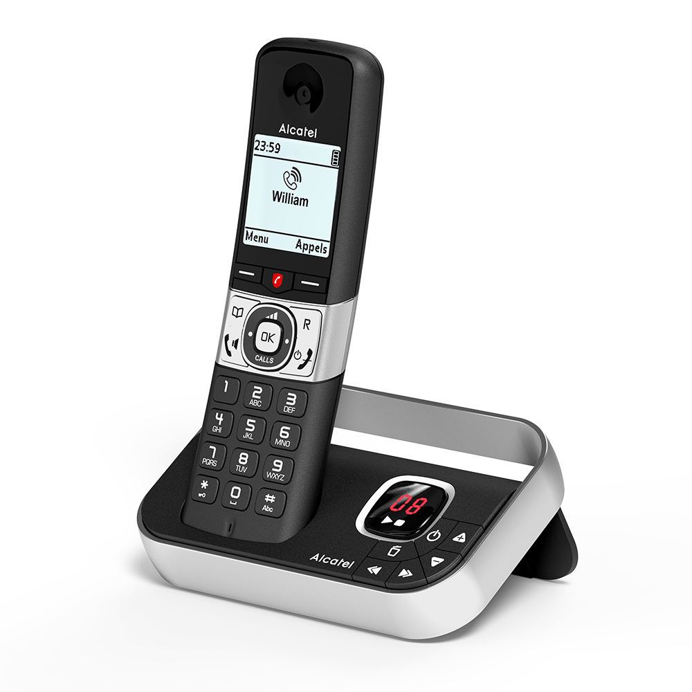 Alcatel Dect F890 Voice Fr Black Scallblock