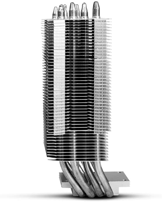 NOX Hummer H-312 - NXHUMMERH312 - CPU-Lüfter 120 mm PMW, Intel&AMD-kompatibel, 4 doppelte Kupfer-Heatpipes, Ecken mit Anti-Vibrations-Gummihalterung, schwarz