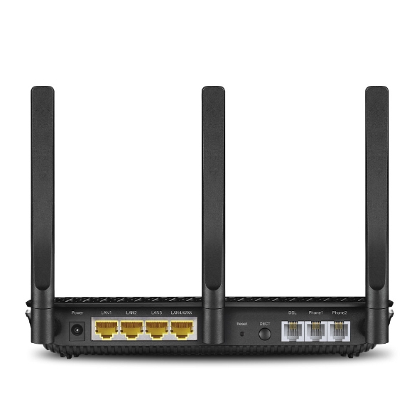 TP-Link Archer VR2100v WLAN-Router Gigabit Ethernet Dual-Band (2,4 GHz/5 GHz) Schwarz