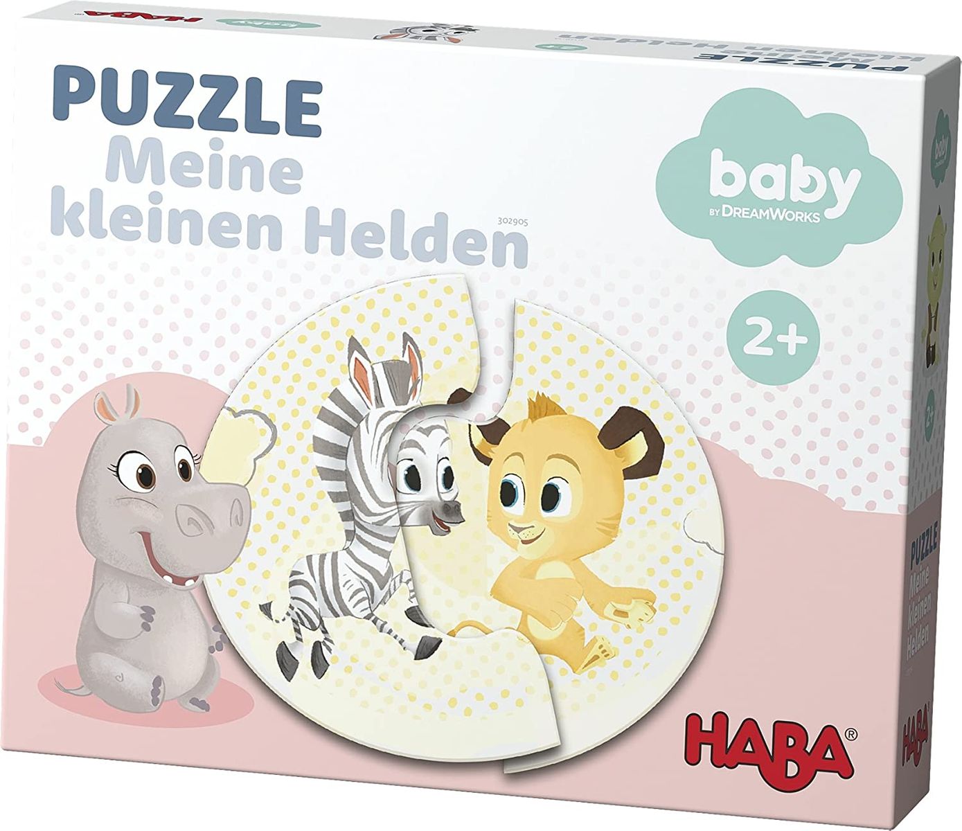 Haba 302905 Puzzle My Little Heroes – DreamWorks – Baby Pink