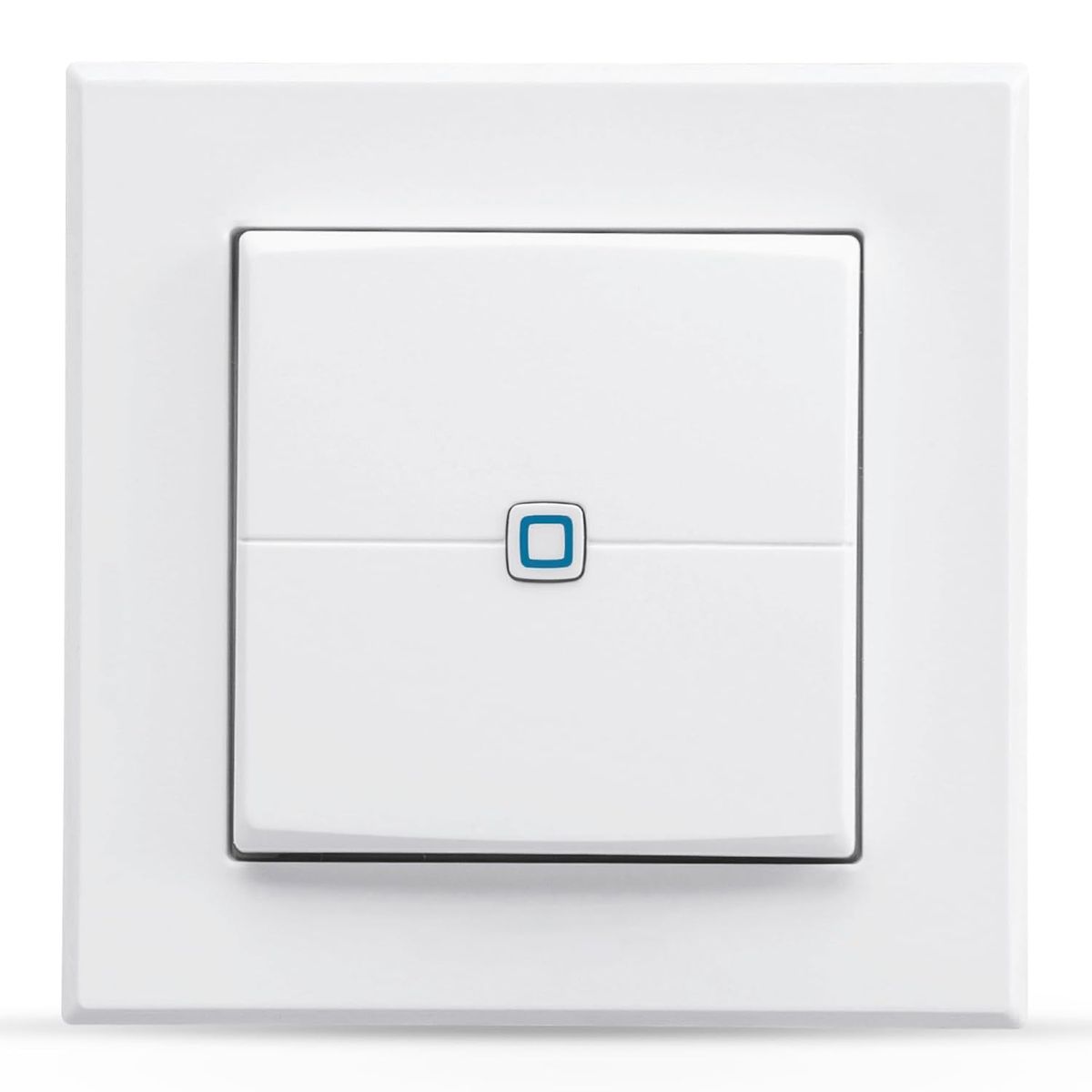 Homematic IP Smart Home Wandtaster – 2-Fach, Wandschalter, Zwei Tasten, Zubehör für Ihr Homematic IP Smart Home, universell einsetzbar, schaltet Aktoren und Thermostate, kabellos, 140665A0 Wandtaster - 2-fach, weiß