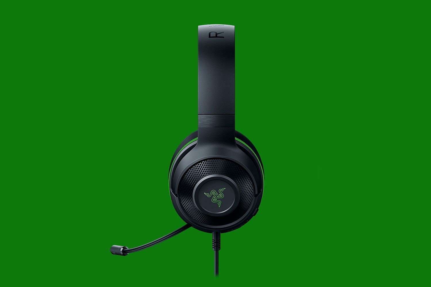 Razer Kraken X for Xbox Gaming Headset Virtual 7.1 Surround-Sound 3.5mm Multi-Plattform Black/Green 1