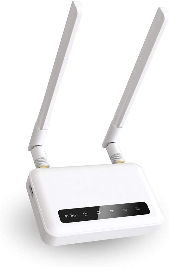 GL.iNet GL-X750 (Spitz) Version 2 4G Wi-Fi Gigabit Router Car OpenWrt Wireless Router EP06-E Module Installed AC750 Dual-Band Wi-Fi, IoT Gateway, VPN Client and Server, 128GB Max MicroSD GL-X750v2-C6E-NB