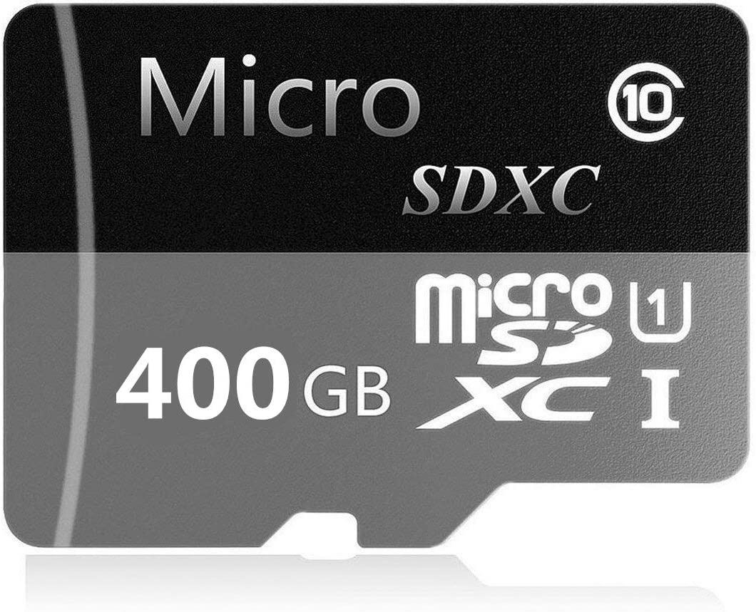 Genericce Tarjeta de memoria Micro SDXC SD de alta velocidad de 400 GB, clase 10, Micro SD, SDXC, TF, con adaptador