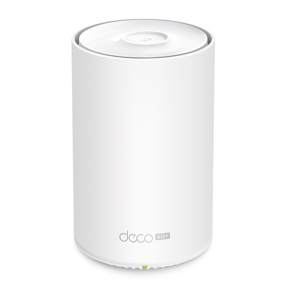 TP-Link Deco X10-4G Mesh Mobile Router V1.0 (EU), 4G LTE & Wi‑Fi 6 Dual-Band 1500 Mbit/s, 3x LAN, NanoSIM, Weiß, EU Plug