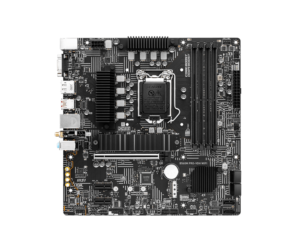 MSI B560M PRO-VDH WIFI Motherboard Intel B560 LGA 1200 micro ATX