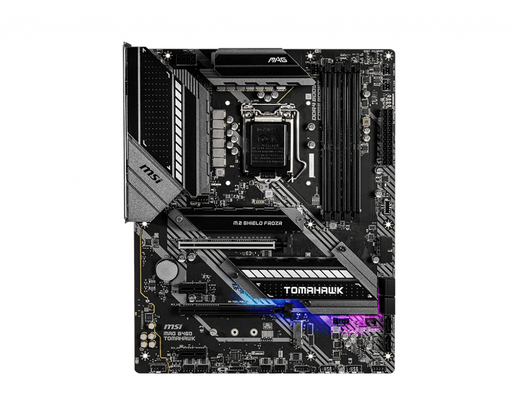 MSI MAG B460 TOMAHAWK Motherboard Intel B460 LGA 1200 ATX