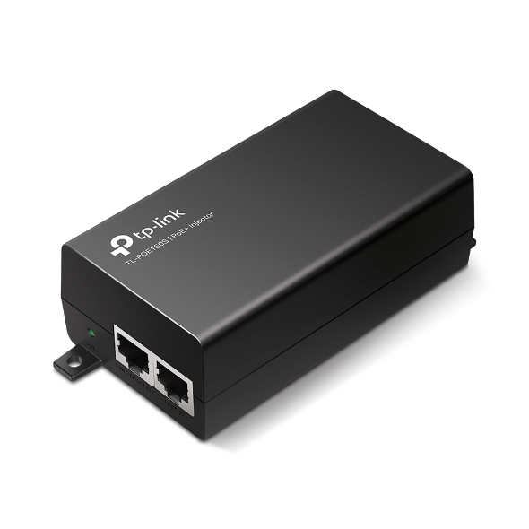 TP-Link TL-POE160S PoE+ Injector 2 Gigabit-Ports IEEE802.3af/at up to 30 W Black v2.0