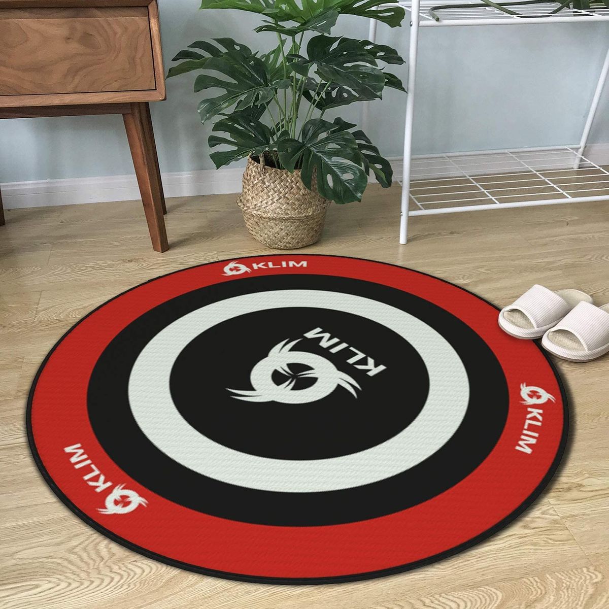 Klim chairmat parent Red, Black and White