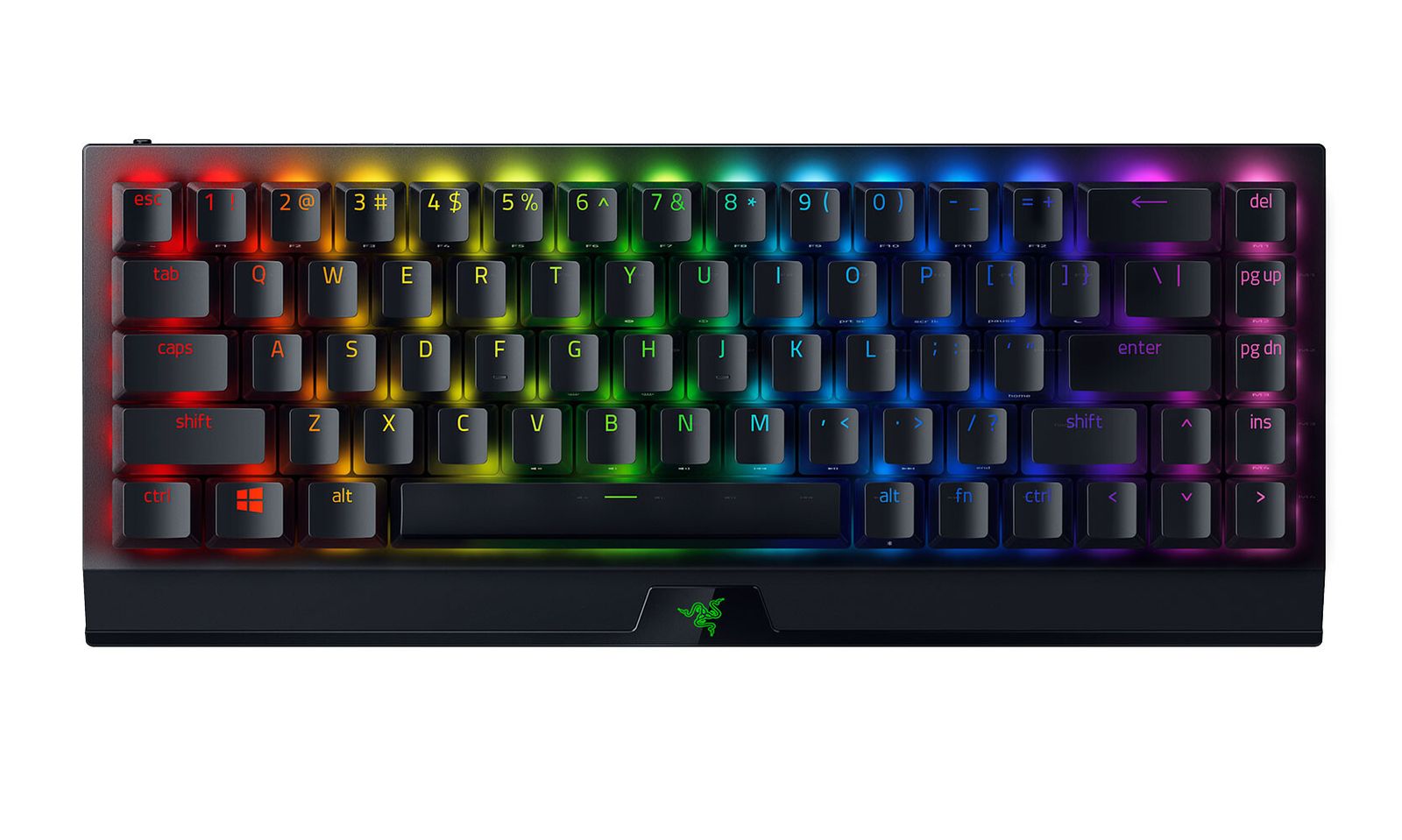 Razer BlackWidow V3 Mini Phantom Gaming Keyboard Dual Wireless Yellow USA Layout QWERTY ISO