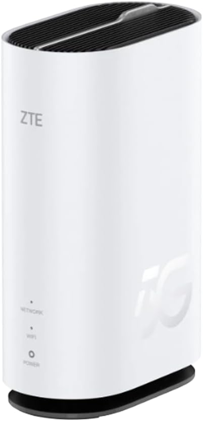 ZTE G5C 5G CPE Router, WiFi 6 AX1800, 2x Gigabit WAN/LAN, 1x RJ11 VoIP/VoLTE, Nano-SIM, NFC, bis 3,4 Gbit/s, EU Stecker