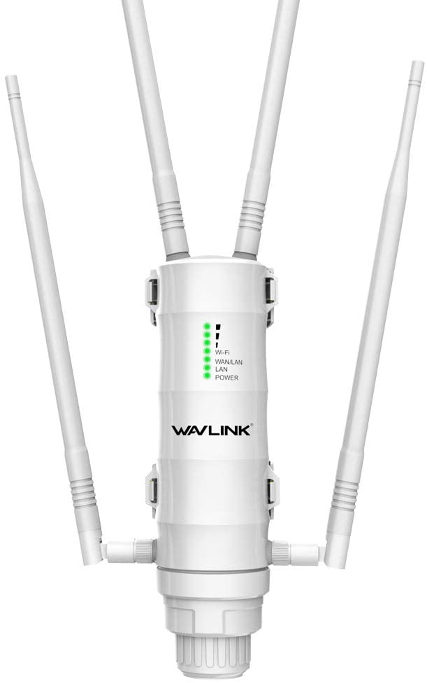 WAVLINK AC1200 Wireless Access Point Long Range Outdoor Weatherproof Dual Band 2.4+5G 1200Mbps Wi-Fi AP/WiFi Repeater/Router 3 in 1 PoE