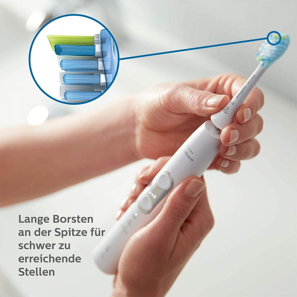 Philips Sonicare C3 Premium Plaque Defence Standard-Bürstenköpfe für Schallzahnbürste (Modell HX9044/17) Weiß