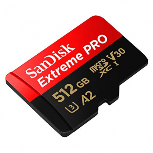 Sandisk Extreme Pro Memory Card 512 GB MicroSDXC Class 10 UHS-I